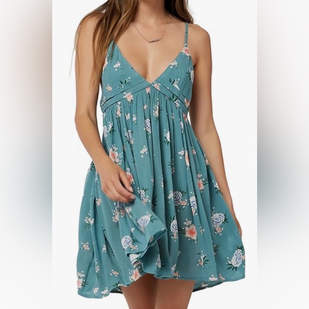 O'Neill Felix, Floral Tank Dress -  Coverup, Size Large NWT
